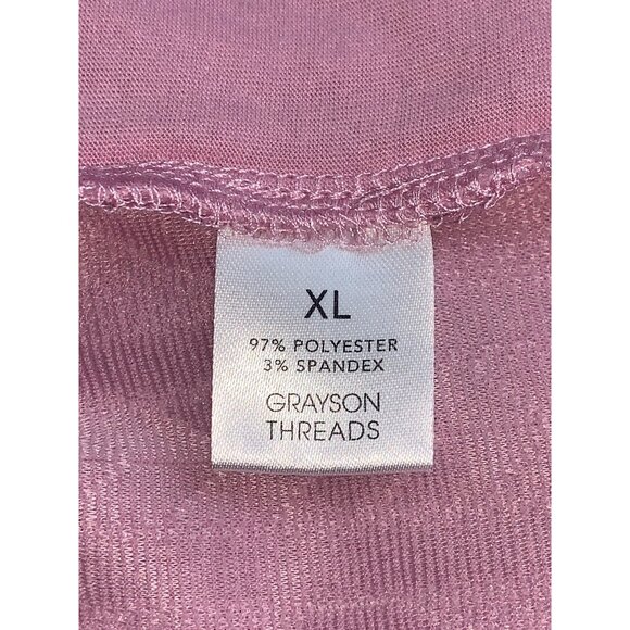 Grayson Threads Womens Pink Cable Knit Design Joggers With Side Pockets Size XL - Picture 9 of 10